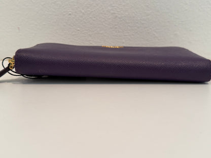 PRADA Long Zip Around Portafoglio Lampo Saffiano Leather Large Wallet