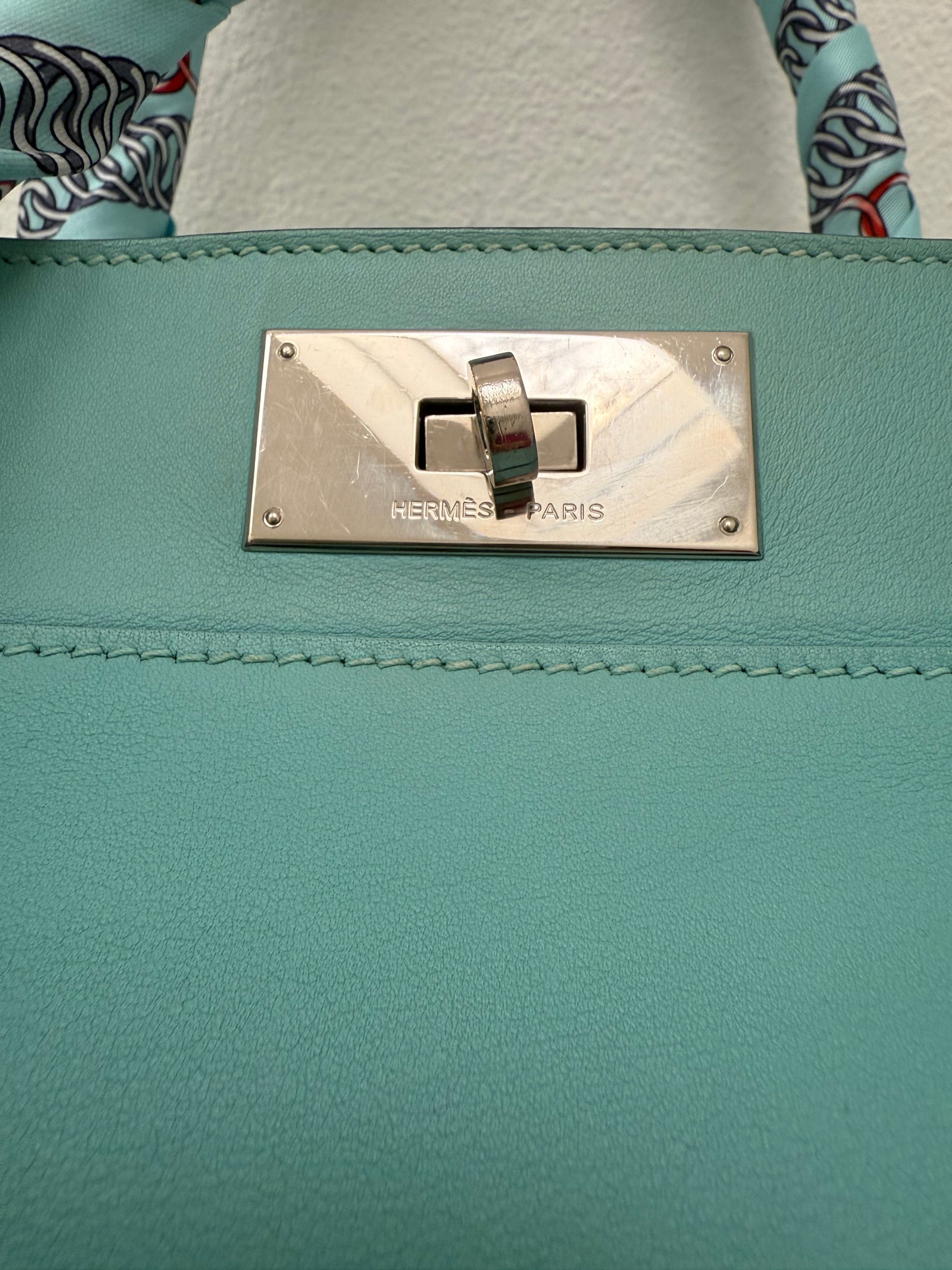 Hermes Toolbox 26 Swift Leather with Palladium Hardware Bag