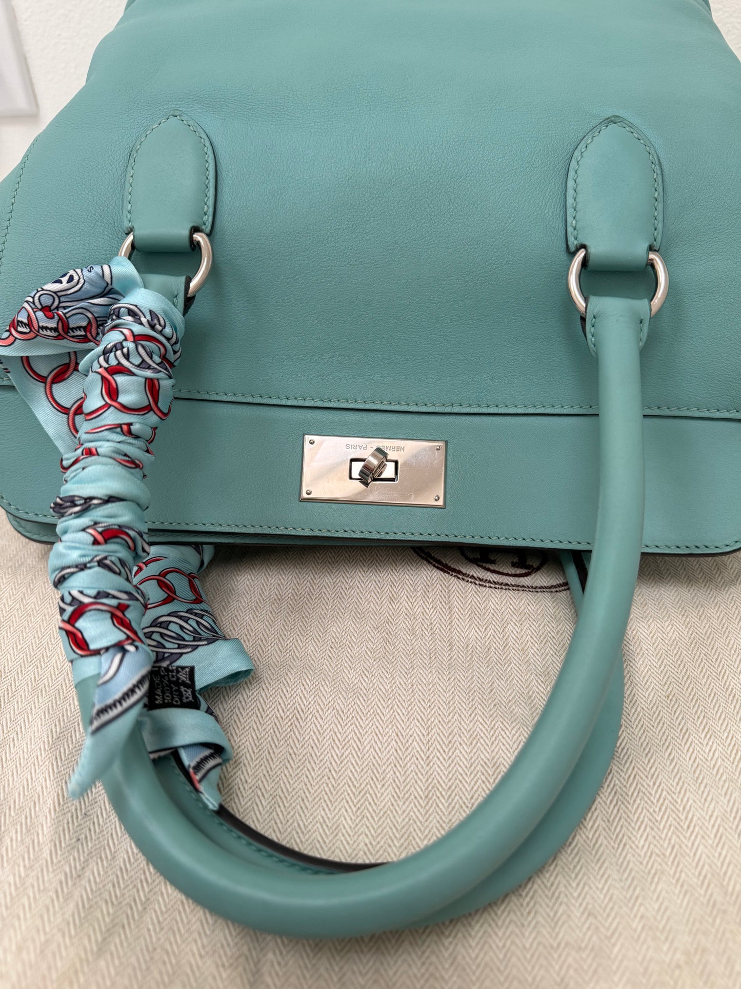 Hermes Toolbox 26 Swift Leather with Palladium Hardware Bag