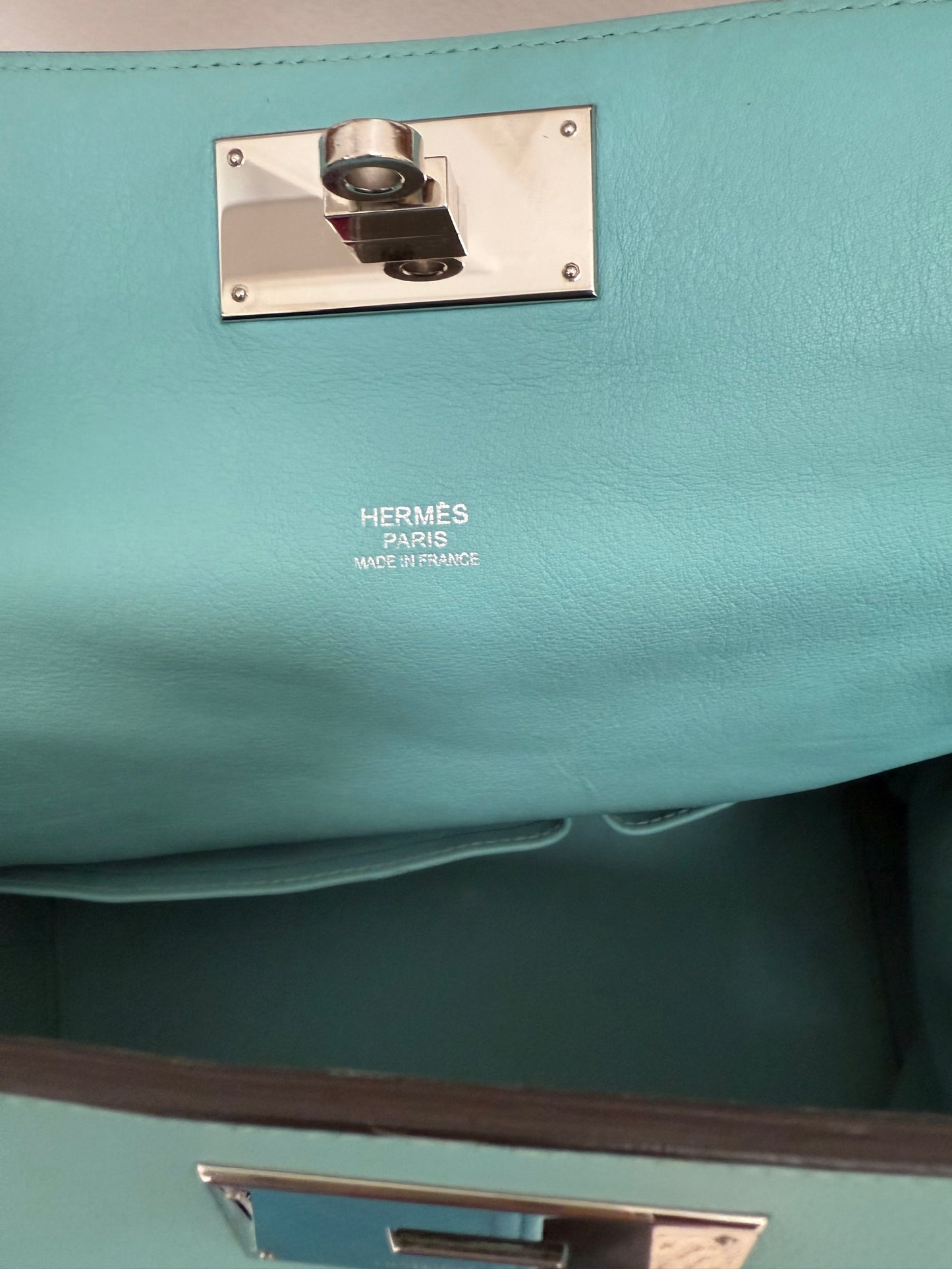 Hermes Toolbox 26 Swift Leather with Palladium Hardware Bag