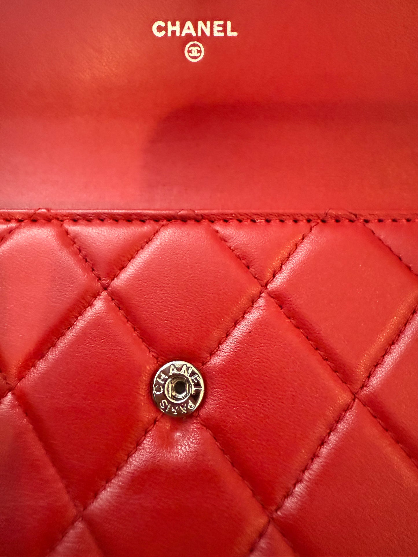 Chanel CC Quilted Pink BIFOLD Leather Long Flap Boy Wallet