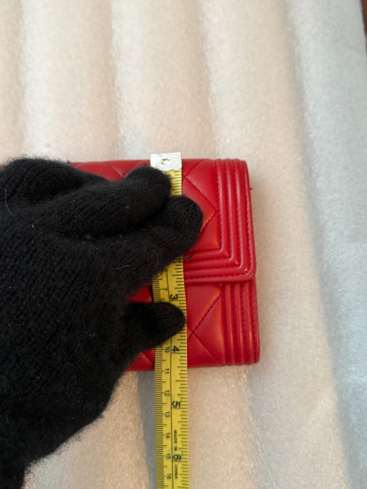 Chanel CC Quilted Pink BIFOLD Leather Long Flap Boy Wallet