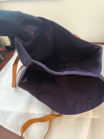 Hermès Toile Navy Canvas Ahmedabad Shoulder Tote