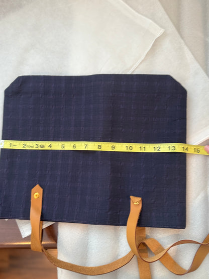 Hermès Toile Navy Canvas Ahmedabad Shoulder Tote