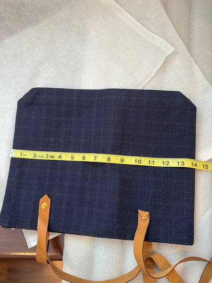 Hermès Toile Navy Canvas Ahmedabad Shoulder Tote