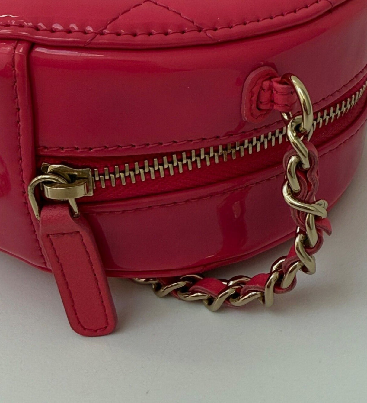 Chanel Miss Coco Round Clutch with Chain CC Pink Caviar Mini Crossbody Bag
