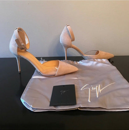 Giuseppe Zanotti Women's Lucrezia Ankle Strap Pointed Pump Sz 8