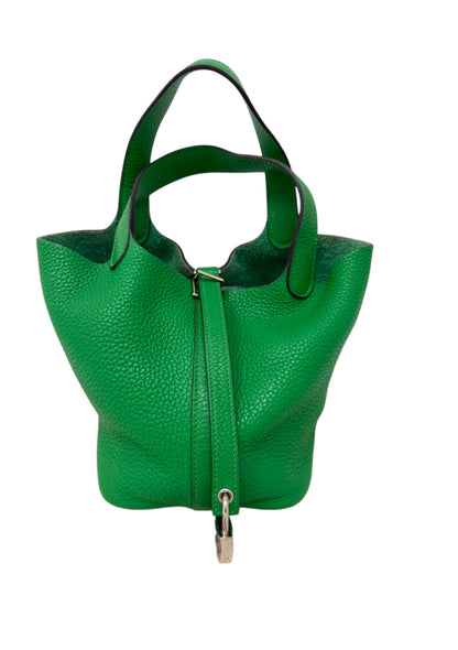 Hermès Picotin Lock 18 Bamboo Green Handbag