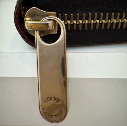 Authentic Authentic Louis Vuitton Monogram Black Murakami Long Zippy Wallet