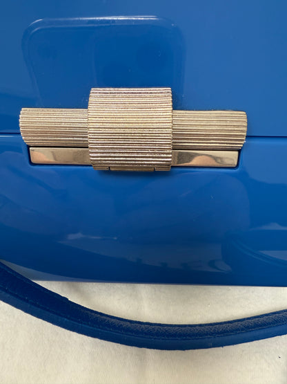 Bottega Veneta Royal Blue Daisey Mini Crossbody Acetate Bag