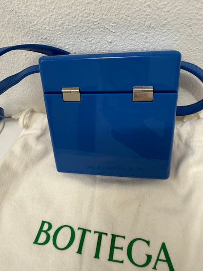 Bottega Veneta Royal Blue Daisey Mini Crossbody Acetate Bag