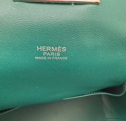 Hermes Bleu Toolbox 20 cm in Swift Leather with Palladium Hardware