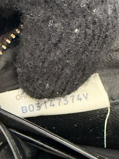 Authentic BOTTEGA VENETA Black Intrecciato Zip Around Long Continental Wallet