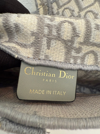 Grey CHRISTIAN DIOR  Oblique Slim Saddle Pouch Belt Shoulder Crossbody Bag