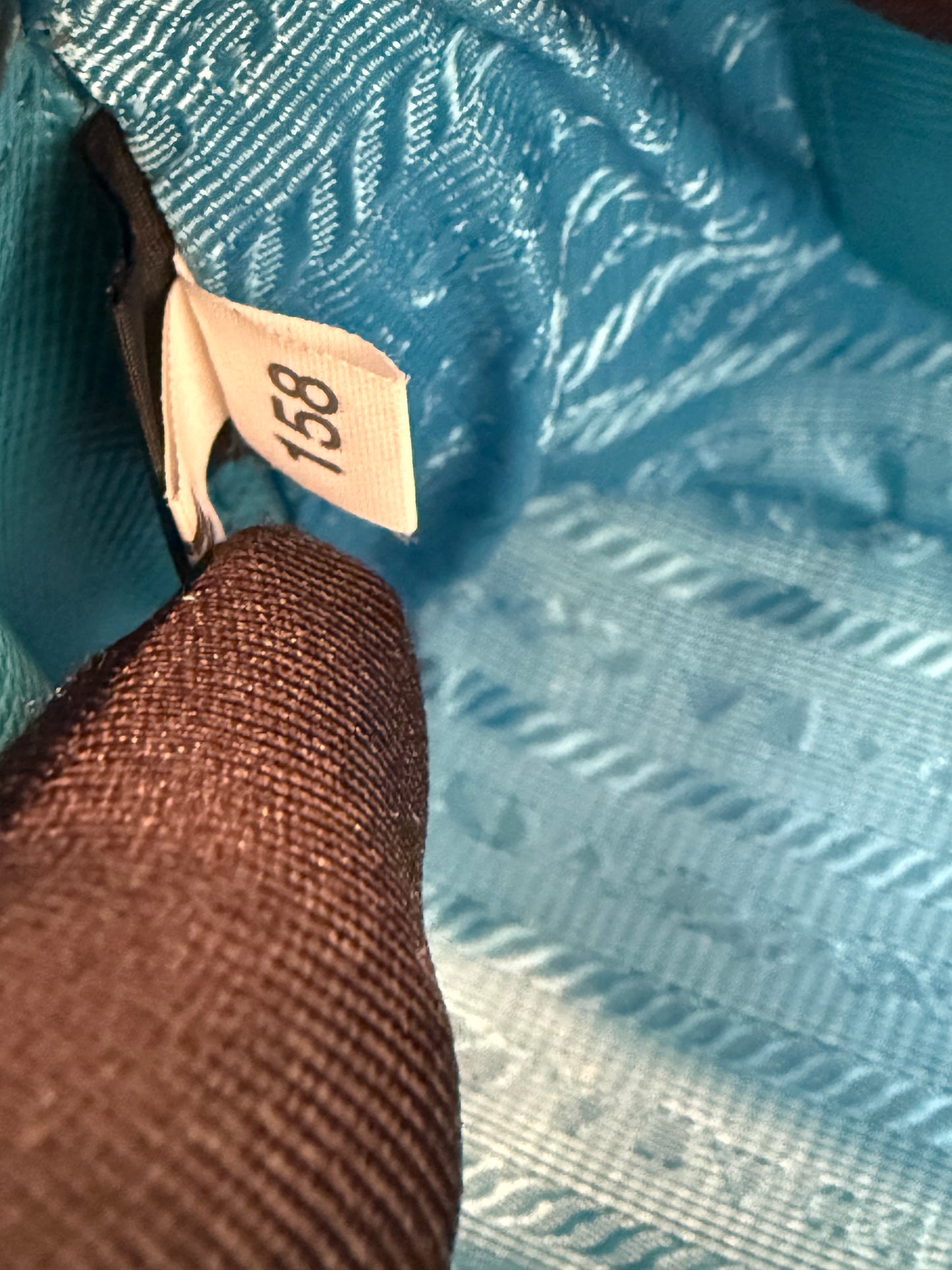 Prada Mini Baby Blue Galleria Saffiano Leather Shoulder Crossbody Satchel Bag