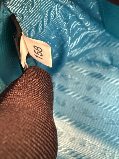 Prada Mini Baby Blue Galleria Saffiano Leather Shoulder Crossbody Satchel Bag