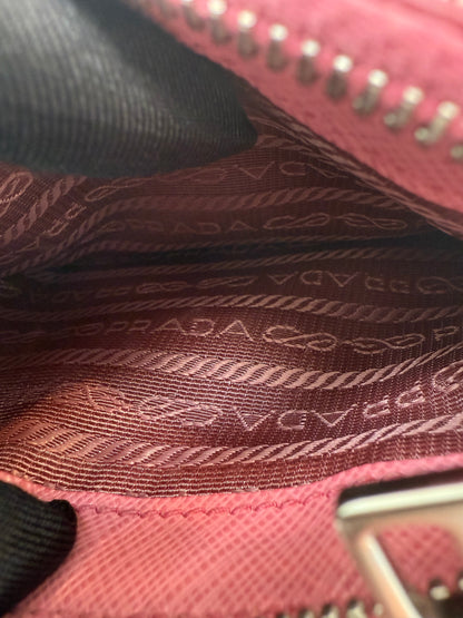 Prada Light Pink Mini Galleria Saffiano Leather Shoulder Crossbody Satchel Bag