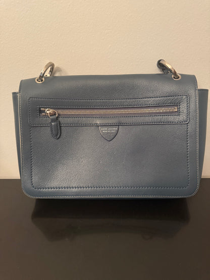 Marc Jacobs Polly Blue Jean Leather Shoulder Crossbody Bag