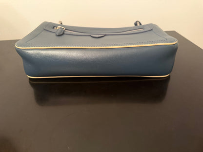 Marc Jacobs Polly Blue Jean Leather Shoulder Crossbody Bag