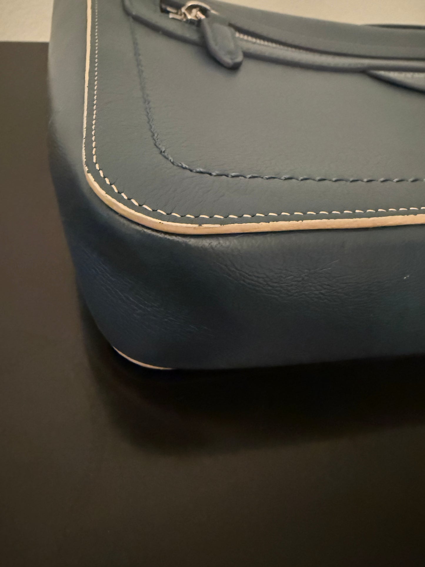 Marc Jacobs Polly Blue Jean Leather Shoulder Crossbody Bag